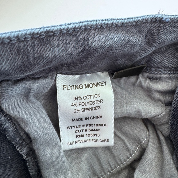 WHISPER IN BLUE HIGH RISE RELAXED STRAIGHT LEG REGULAR Flying Monkey - Picture 14 of 16